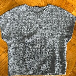 Zara top size medium in sky blue